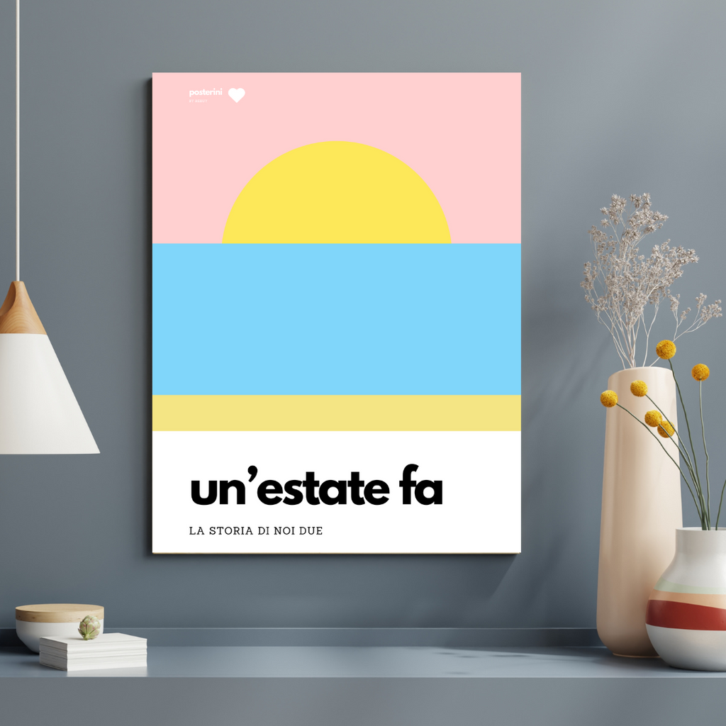 Poster su tela: Un'estate fa, Franco Califano
