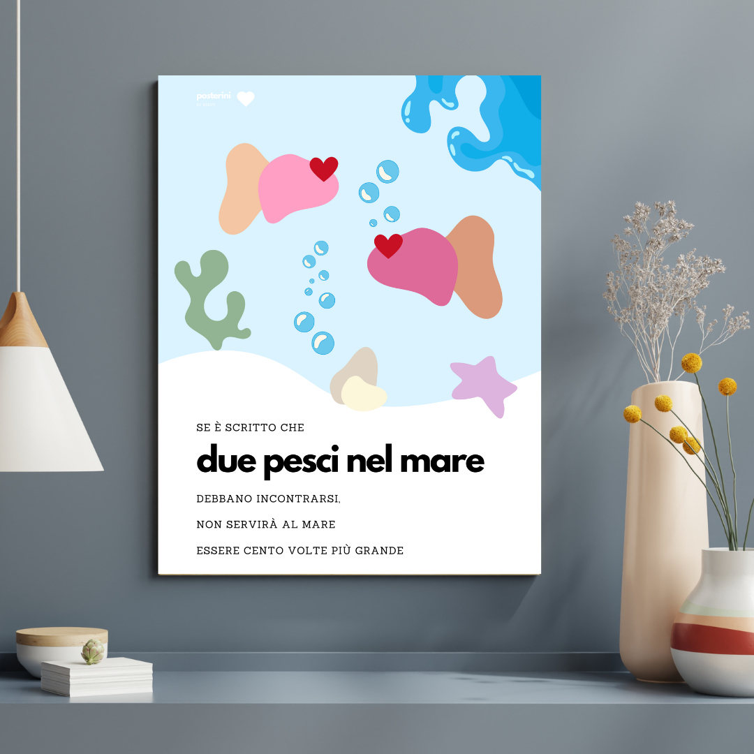 Poster su tela Stefano Benni, Terra! | Pesci