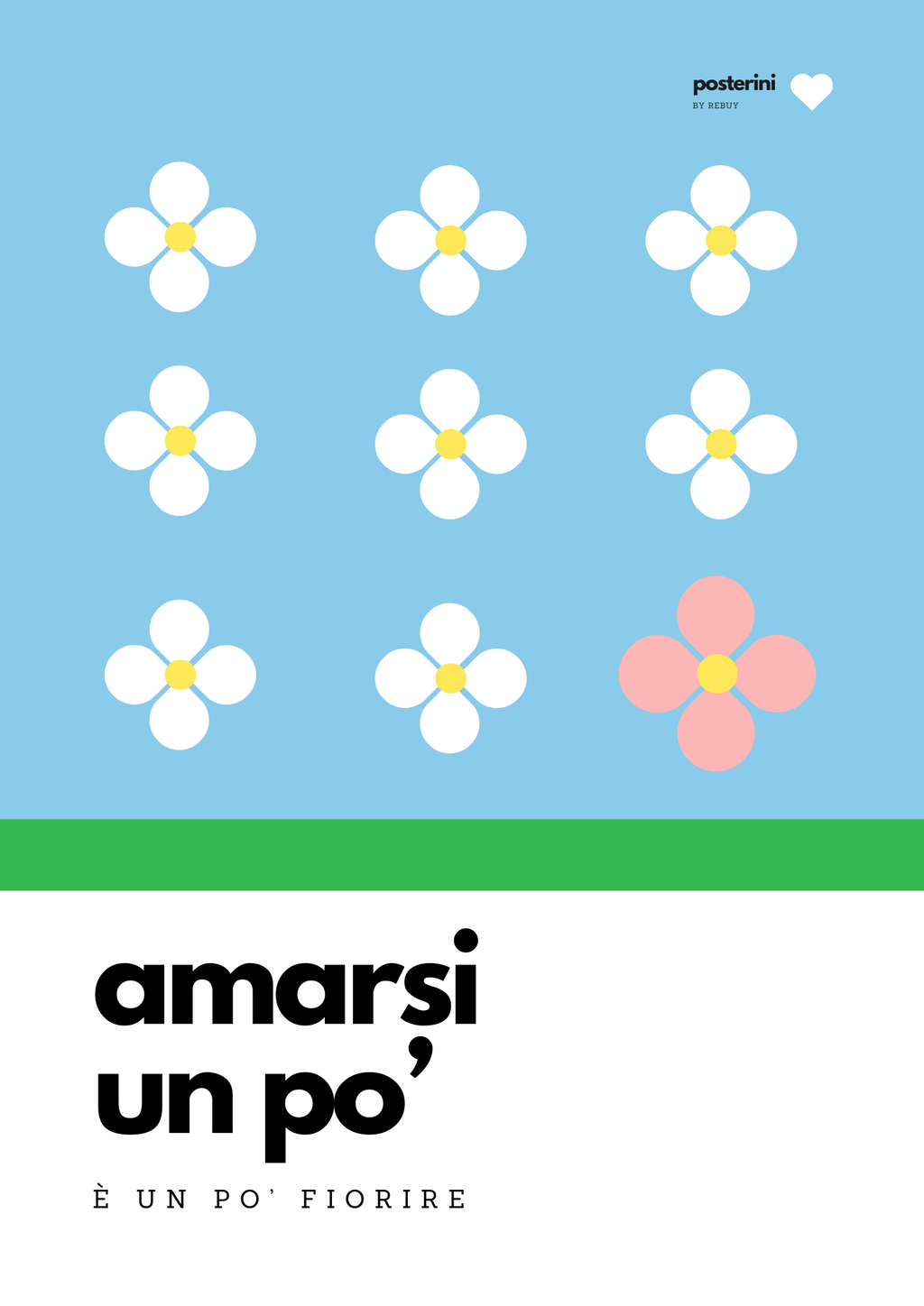 Poster su tela Amarsi un po', Lucio Battisti