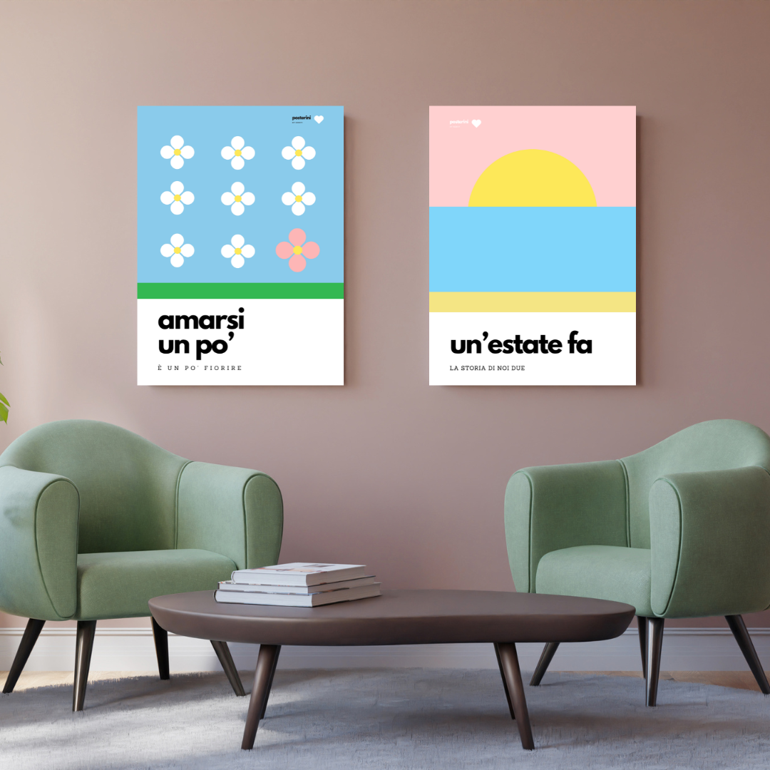 Poster su tela Amarsi un po', Lucio Battisti