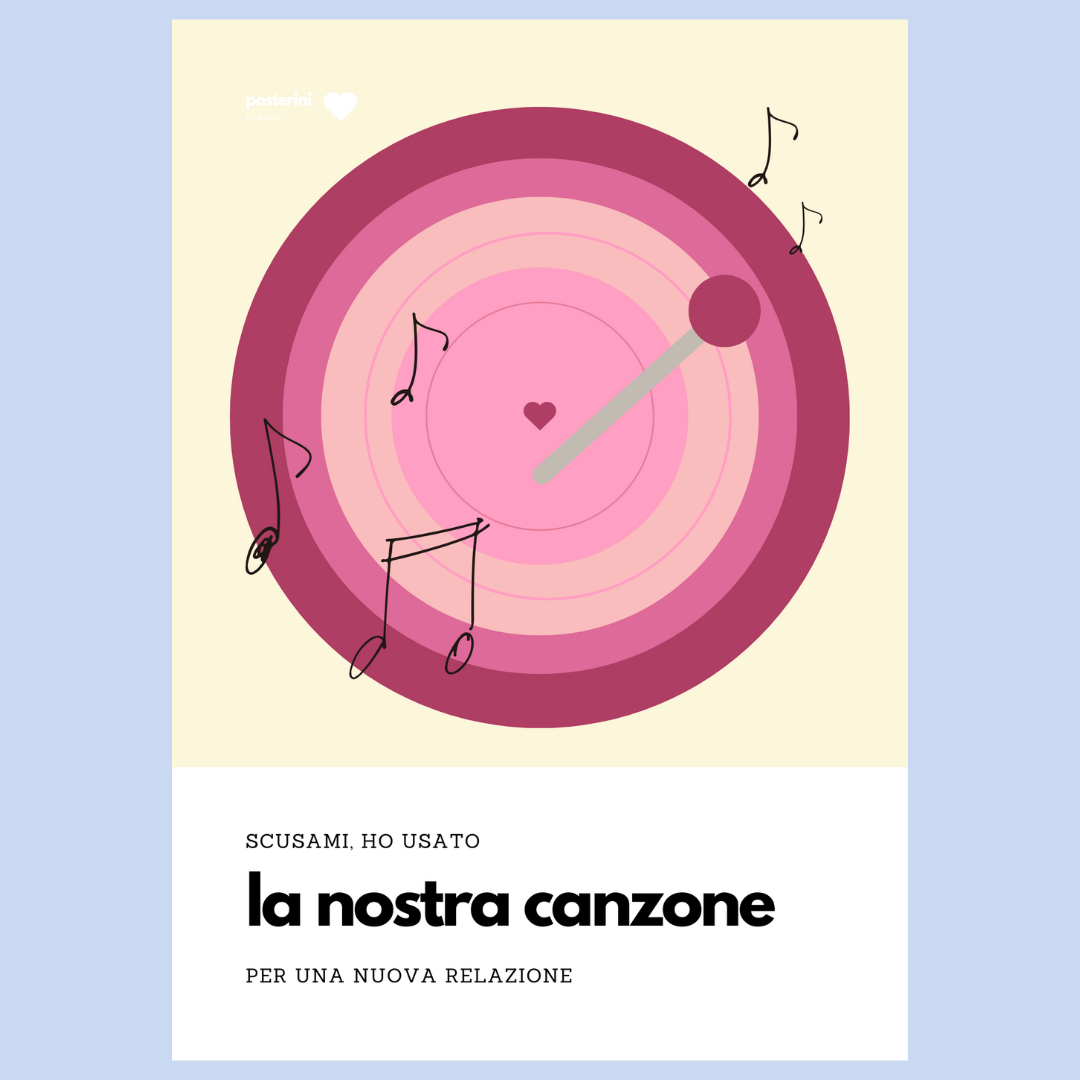 Poster su tela Stefano Benni, L'amore passa | Canzone