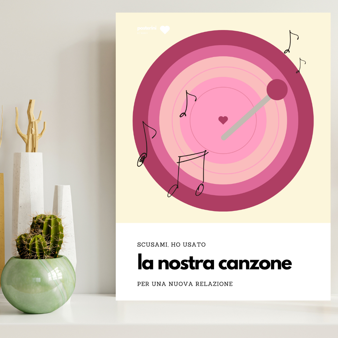 Poster su tela Stefano Benni, L'amore passa | Canzone