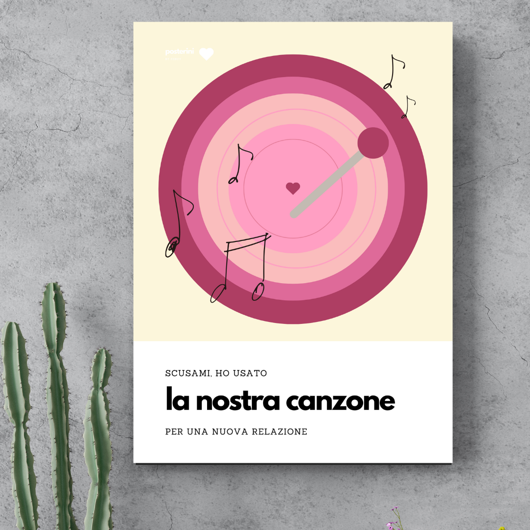 Poster su tela Stefano Benni, L'amore passa | Canzone