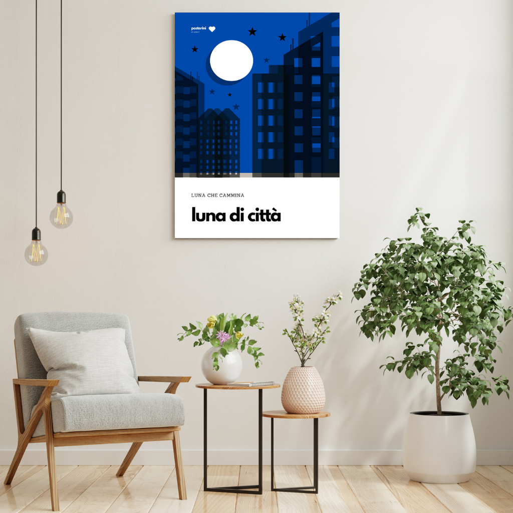 Poster su tela: Lucio Dalla, Anna e Marco | Luna