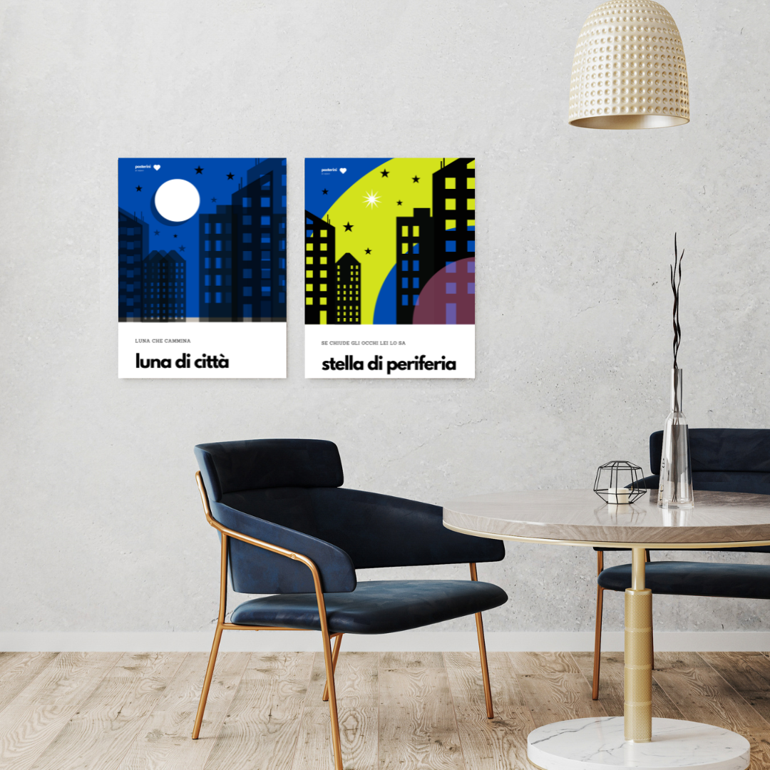 Poster su tela Lucio Dalla, Anna e Marco | Luna