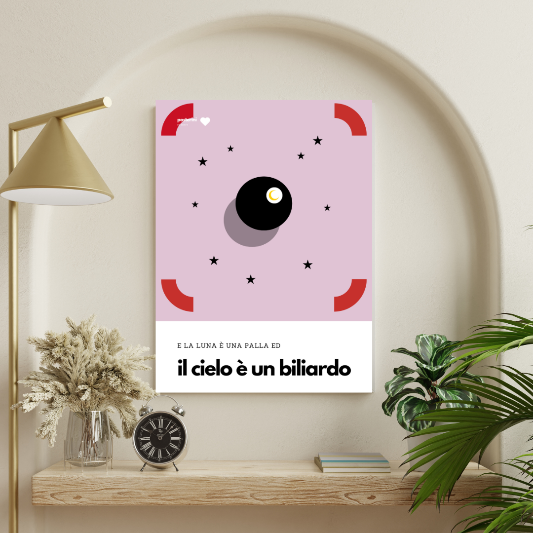 Poster su tela Lucio Dalla, Anna e Marco | Biliardo