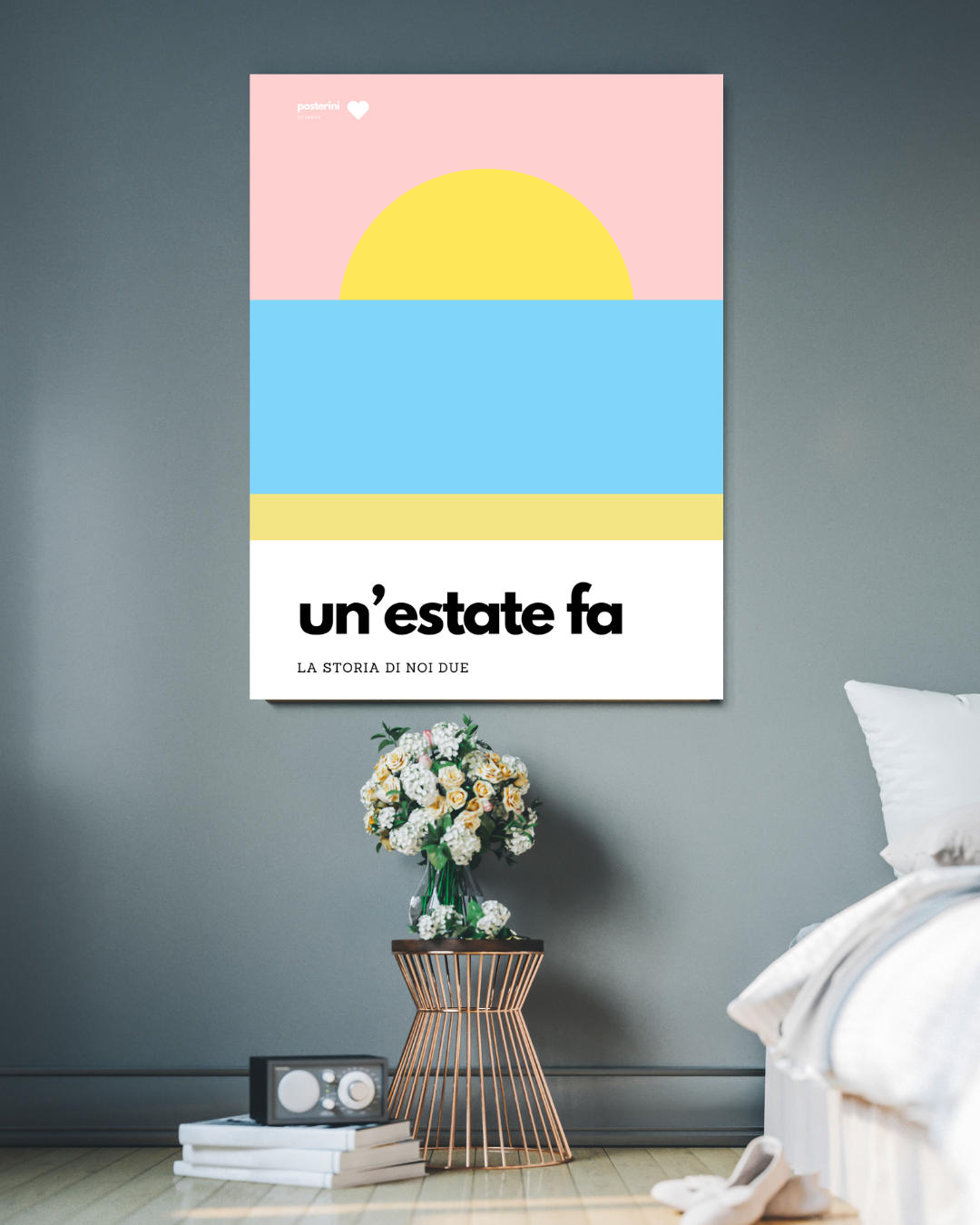 Poster su tela Un'estate fa, Franco Califano