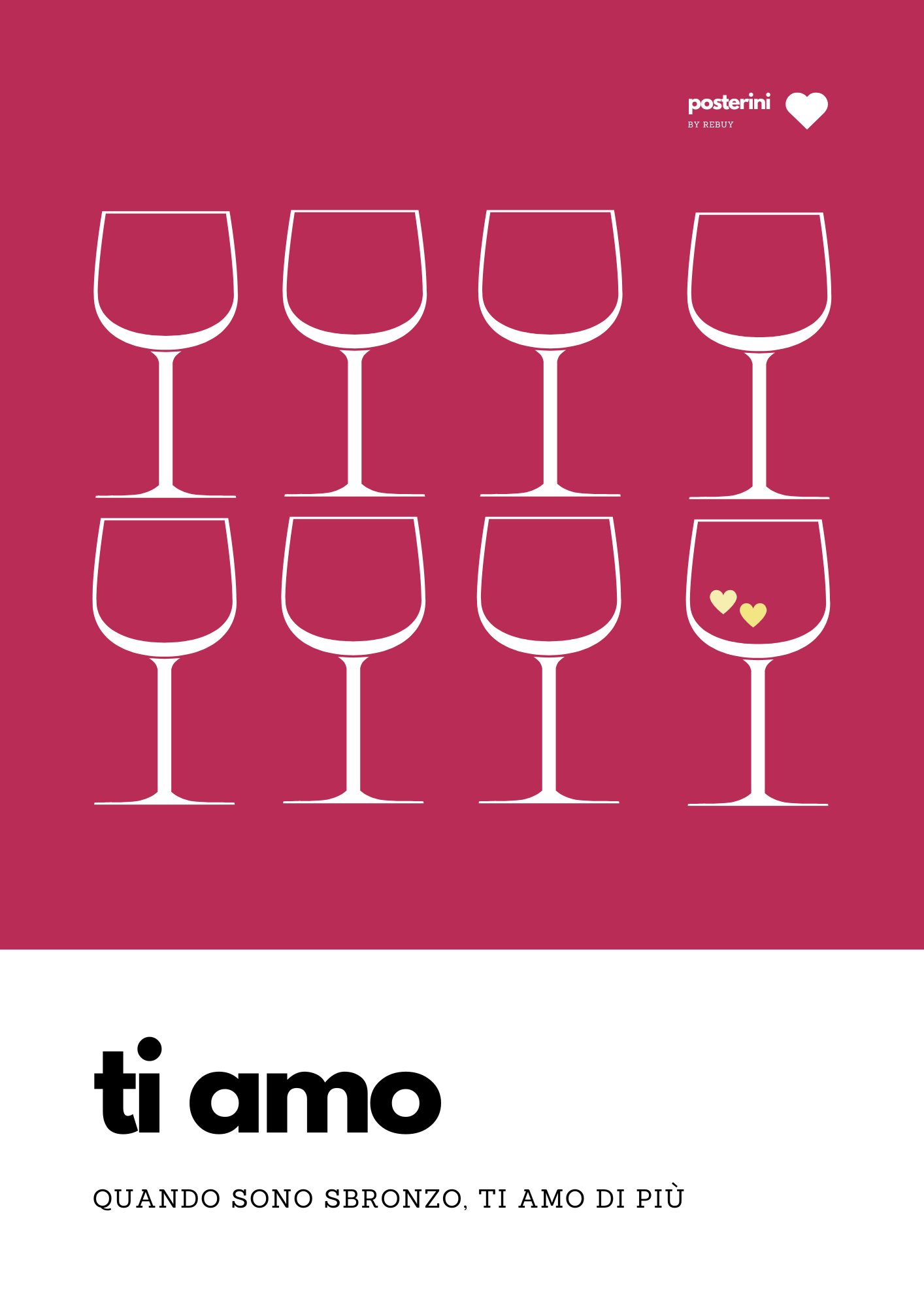 Poster su tela Branca Day, Derozer | Ti amo